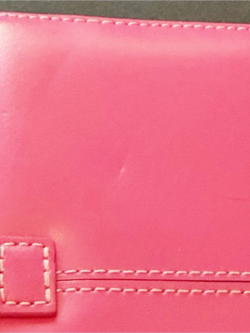Filofax Cross Pink A7 Pocket Organizer Planner Binder 6 Ring Italian Leather